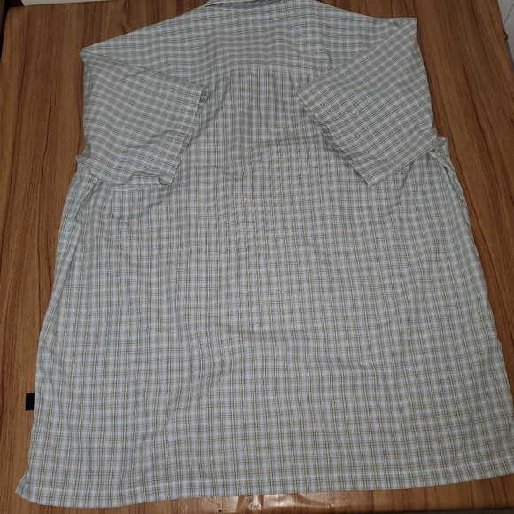 Patagonia Men Plaid Short Sleeve Organic Cotton Button Up Shirt Sz Extra Large - Picture 9 of 9